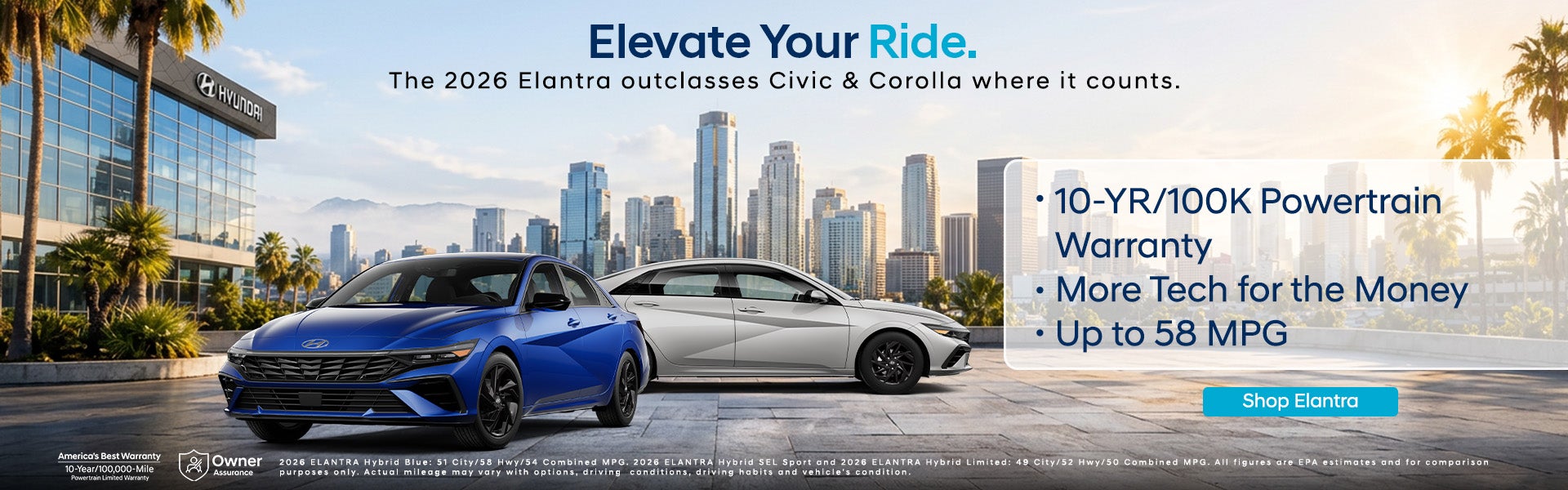 Shop New Elantra Models