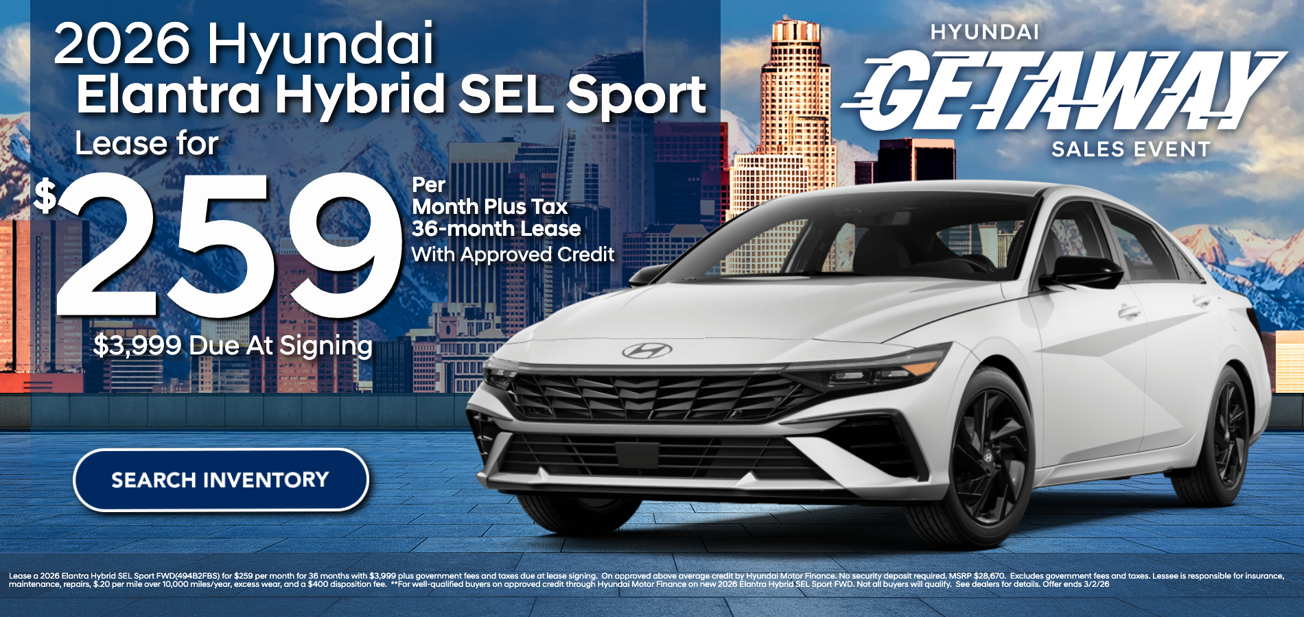 2025 Elantra Hybrid Sport SEL Lease at Hyundai DTLA
