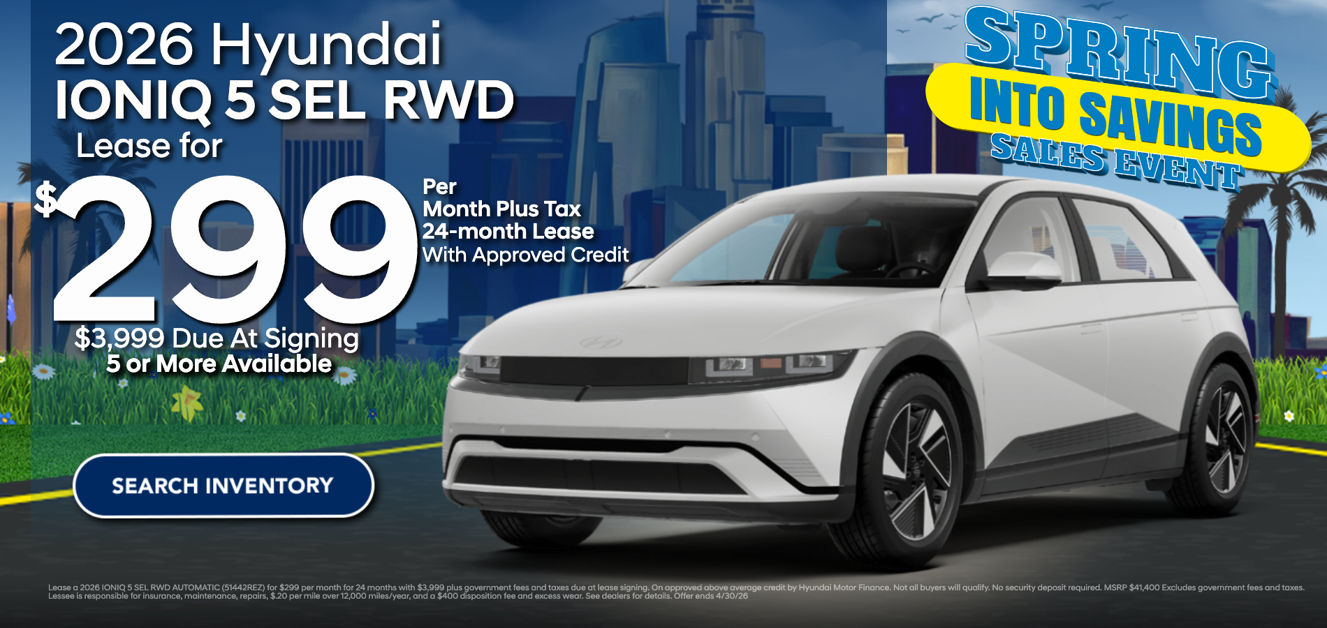 2026 IONIQ 5 Lease at Hyundai DTLA
