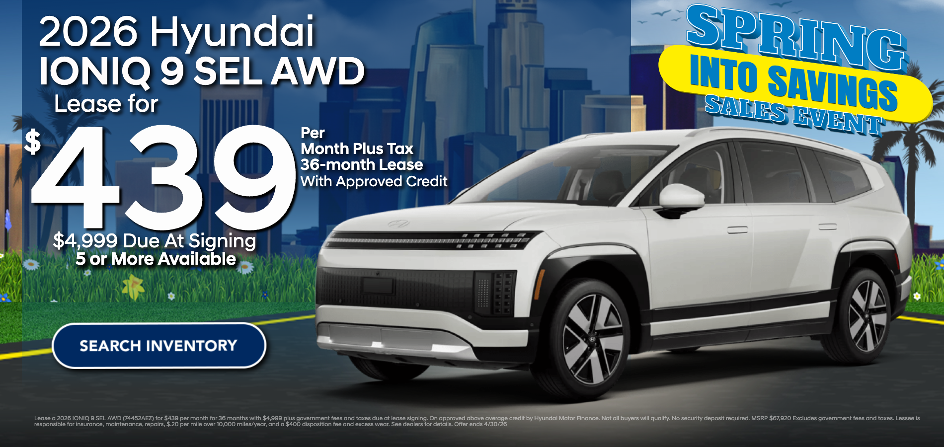 2026 Hyundai IONIQ 9 lease at Hyundai DTLA