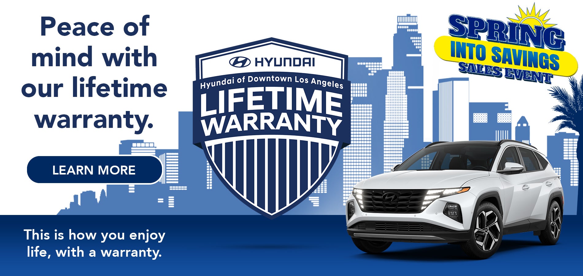 Lifetime Warranty available at Hyundai DTLA